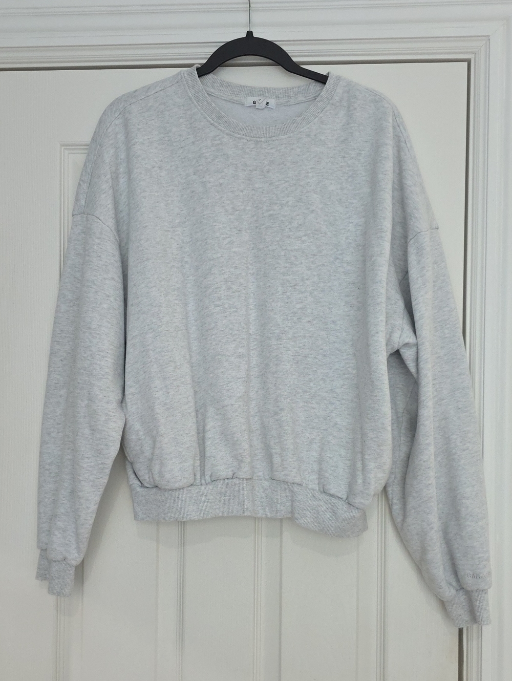 Garage Light Gray Womens Crewneck Sweatshirt